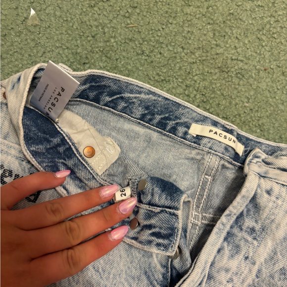 Women’s Pacsun Jean Shorts Set of 4 Size 26 Waist - Picture 9 of 12